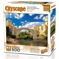 Nessiworld  Ks Games Old Mostar Bridge Bosna-Hersek Puzzle 500 Parça