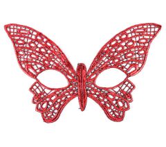 Nessiworld  Kırmızı Dantel Masquerade Maskesi 7 No