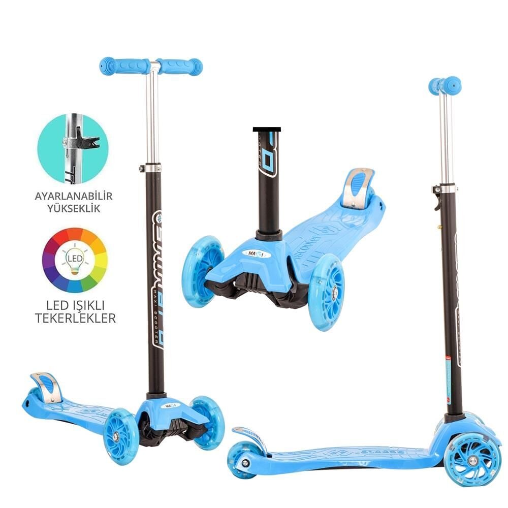 Nessiworld Torutoys Mavi Twist Işıklı Scooter
