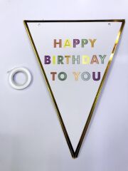 Nessiworld Happy Birthday To You Flama Bayrak Süs