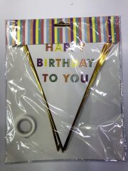 Nessiworld Happy Birthday To You Flama Bayrak Süs