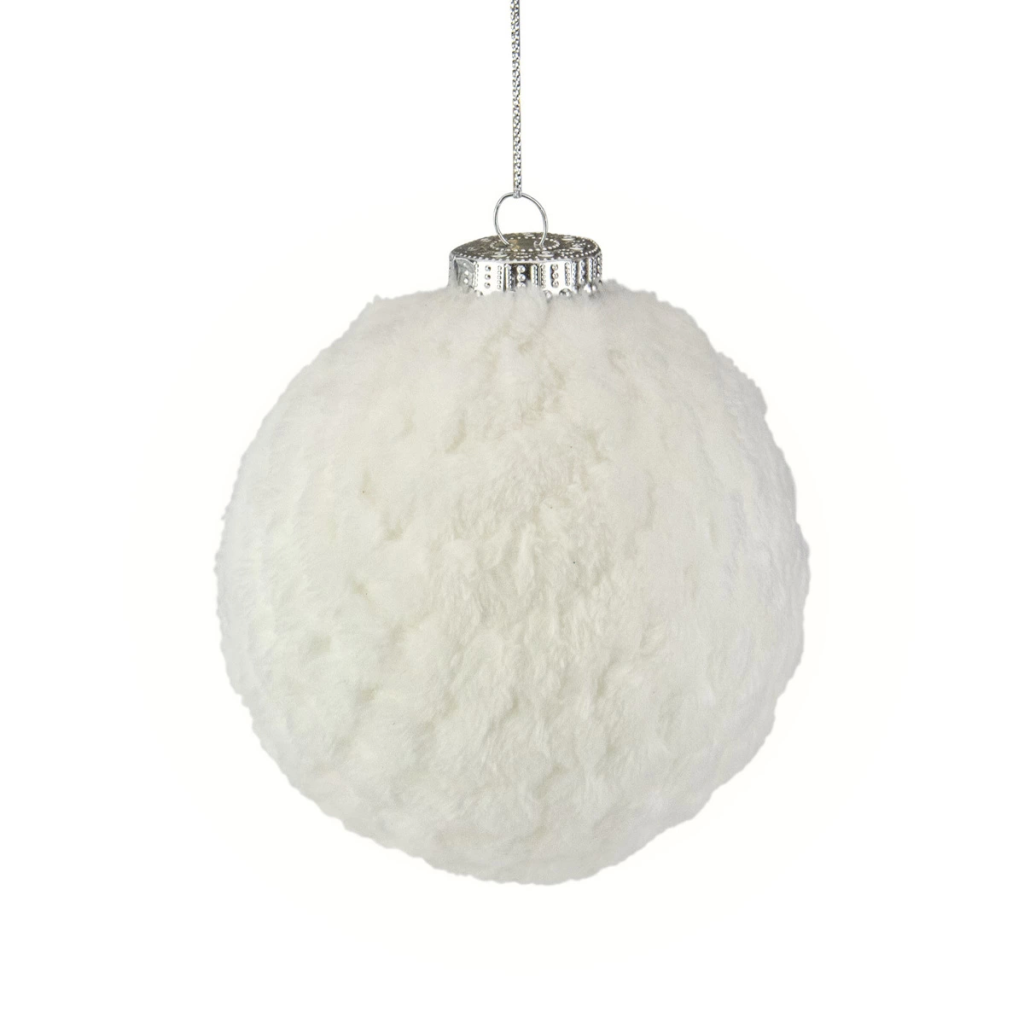Nessiworld Yılbaşı Ağaç Süsleme Topu Peluş 3'lü Pvc Kutu 8 cm