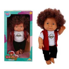 Nessiworld Curly Bebek Tulumlu Elbiseli Et Bebek 35 cm
