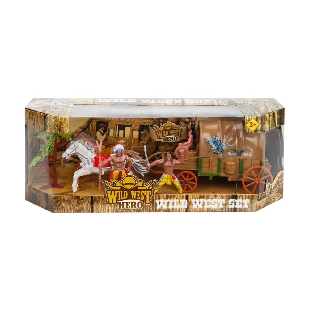 Nessiworld S00077116 KOVBOY OYN.SET KIZILDERİLİ/AT -SUN