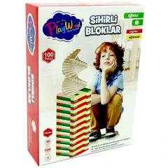 Nessiworld PlayWood Sihirli Bloklar 100 Parça 358