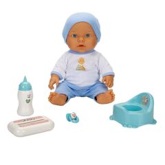 Nessiworld  1030141 Sesli Bebelou Tuvalet Zamanı Bebek Seti 32 cm -Sunman