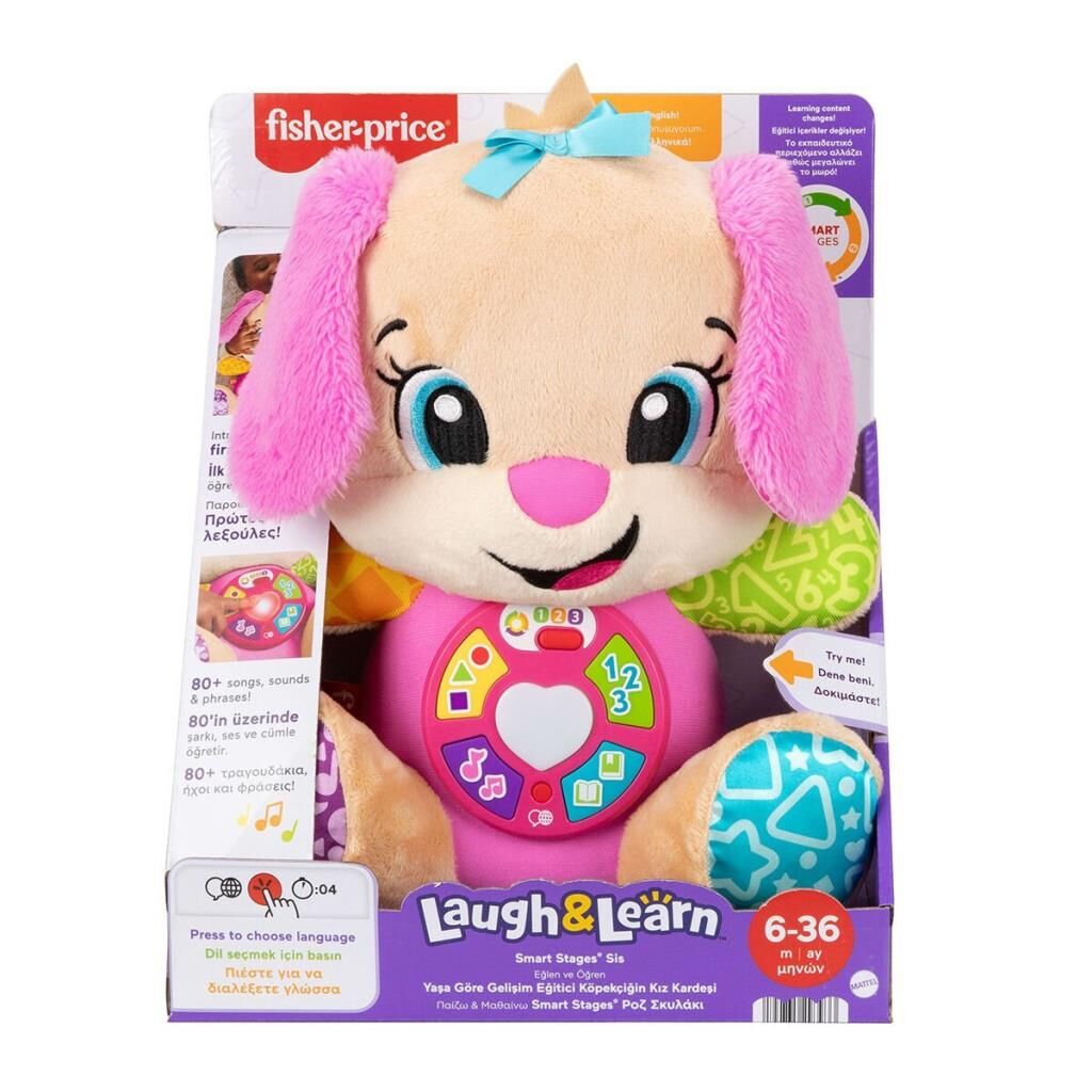 Nessiworld  JFD34 Fisher Price Eğtici Köpekçiğin Kız Kardeşi-Yaşa Göre Gelişim