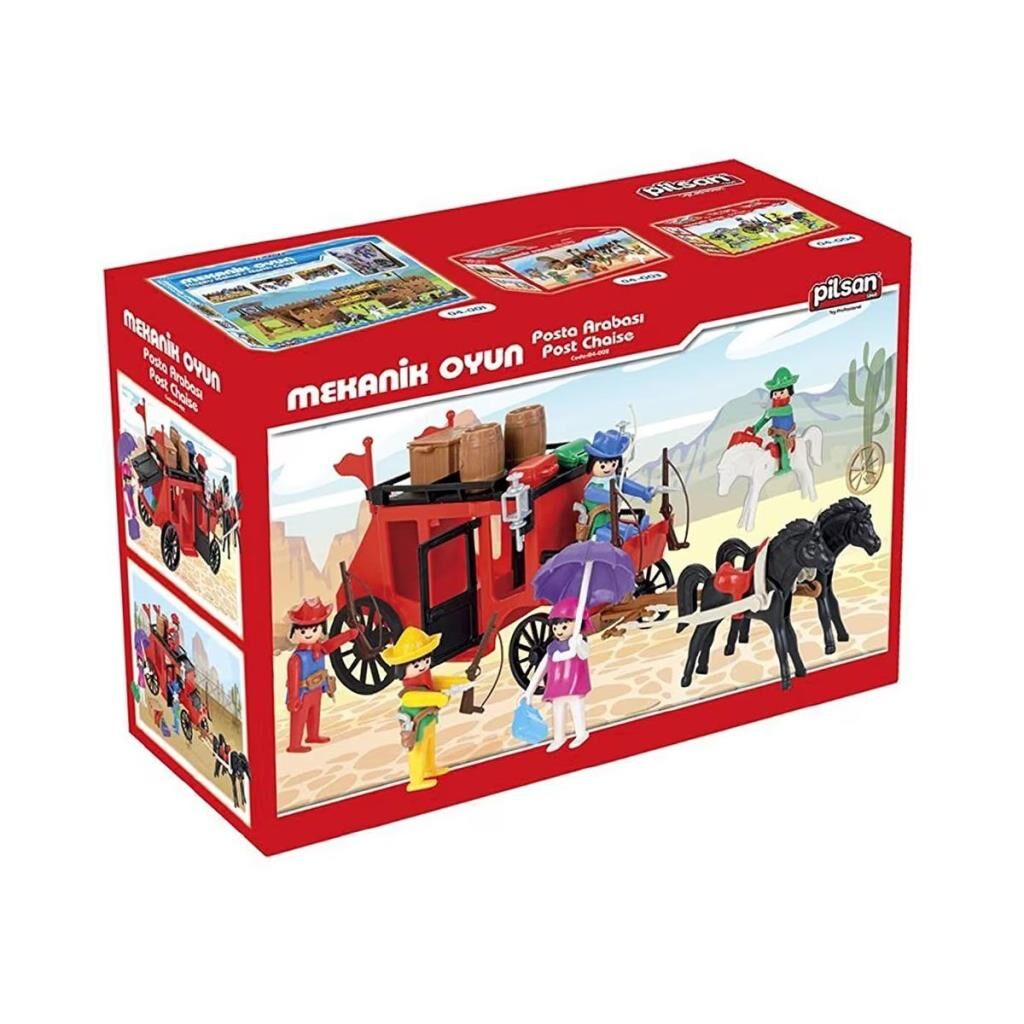 Nessiworld  04 002 Mini Mekanik Seri 2 Posta Arabası -Pilsan Oyuncak