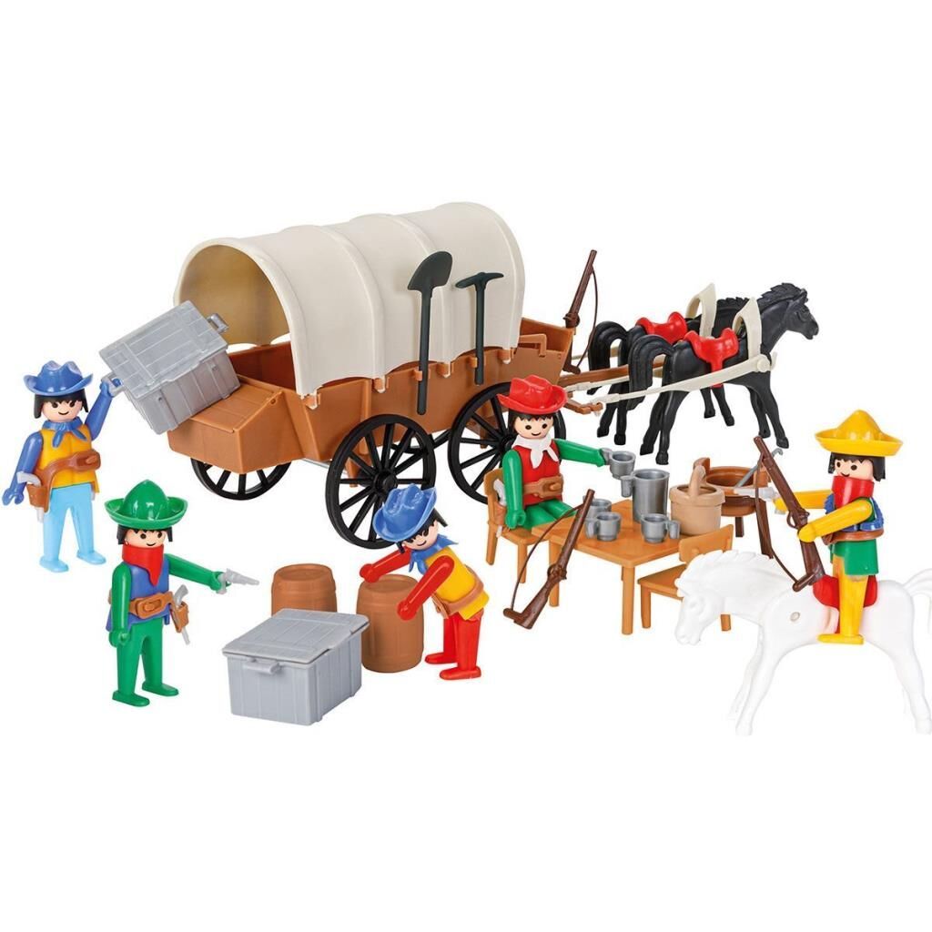 Nessiworld  04 003 Mini Mekanik Seri 3 Kovboy Arabası -Pilsan Oyuncak