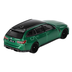 Nessiworld Mini GT 1/64 BMW M3 Competition Touring Isle of Man Green Metallic MGT00764