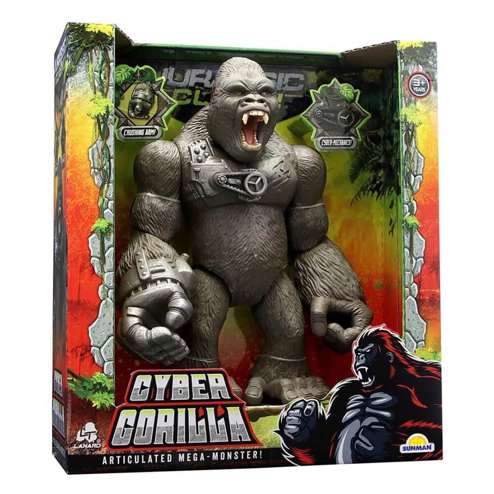 Nessiworld Jurassic Clash Siber Goril 27 cm.