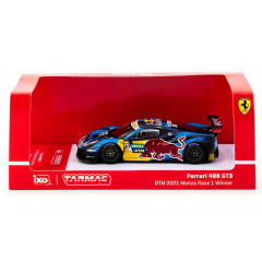 Nessiworld Tarmac Works 1:64 X iXO Ferrari 488 GT3 DTM 2021 Monza Race 1 Winner