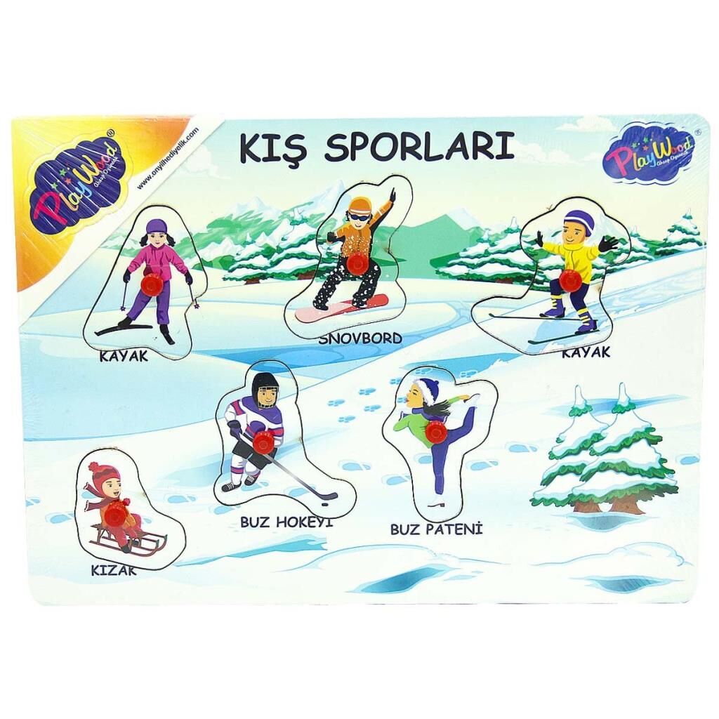 Nessiworld  Ahşap Tutmalı Sporlar Yapboz