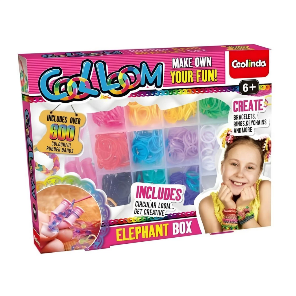 Nessiworld  Paulinda Cool Loom Elephant Box Hobi Set S00095692