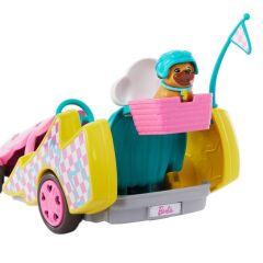 NessiWorld HRM08 Barbie Stacie Go-Kart Yapıyor Oyun Seti - Barbie and Stacie To The Rescue