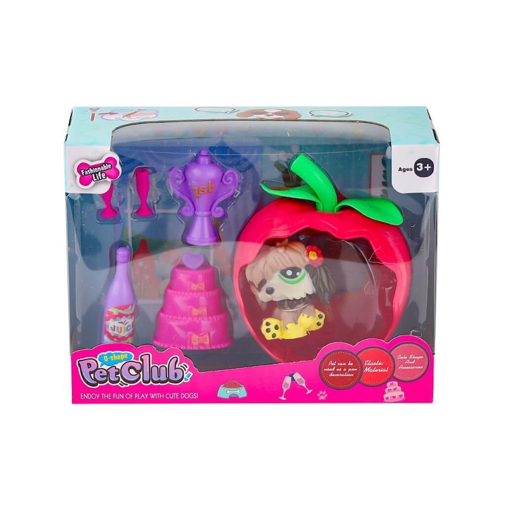 Nessiworld  KZL-CL2103 1-4  Elmalı Pet Star Oyun Seti -Kızılkaya Oyuncak