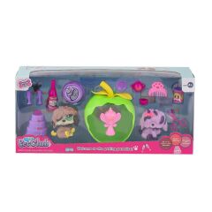 Nessiworld  KZL-CL2104 1-2  Elmalı Pet Star Pasta Aksesuarlı -Kızılkaya Oyuncak