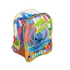 Nessiworld  04063 Stitch Resimli Sırt Çantası Plaj Seti