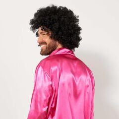Nessiworld  Siyah Renk Kıvırcık Afro Bonus Peruk