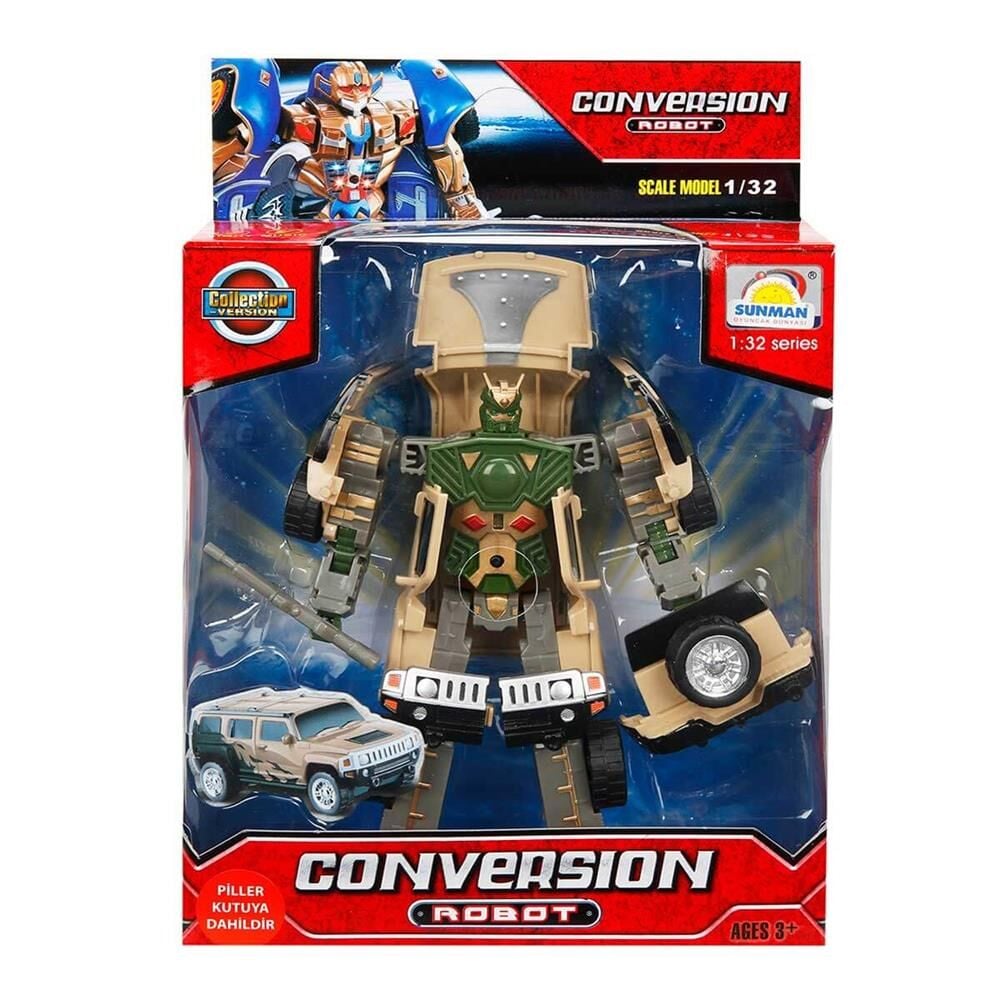 Nessiworld S00081234 1/32 ROBOT TRANSFORMER SES/IŞK 10A -SUN