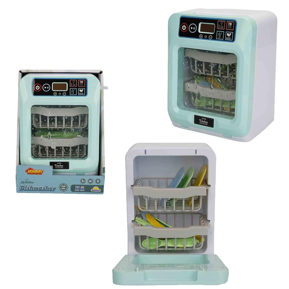 Nessiworld Hommy Sesli ve Işıklı Yeşil Bulaşık Makinesi