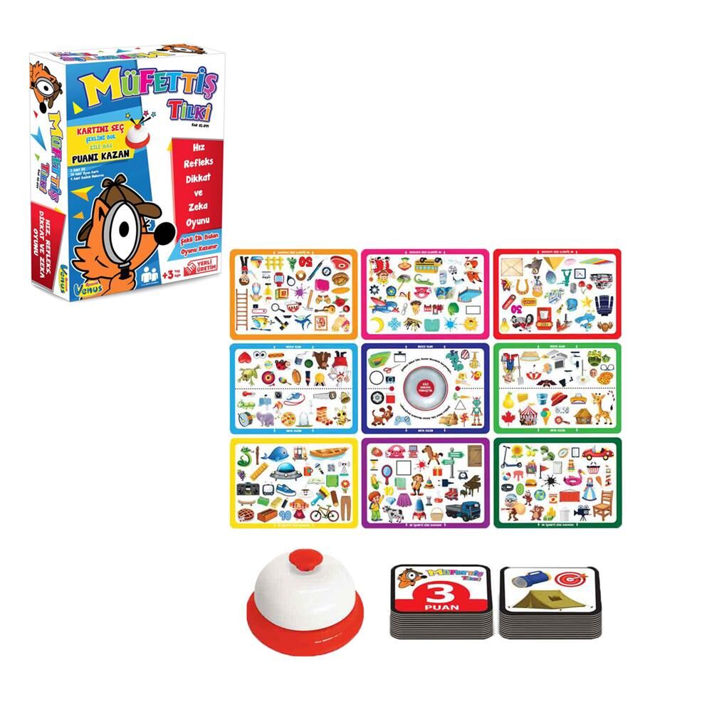 Nessiworld Müfettiş Tilki Oyunu Eğitici Kutu Oyunu