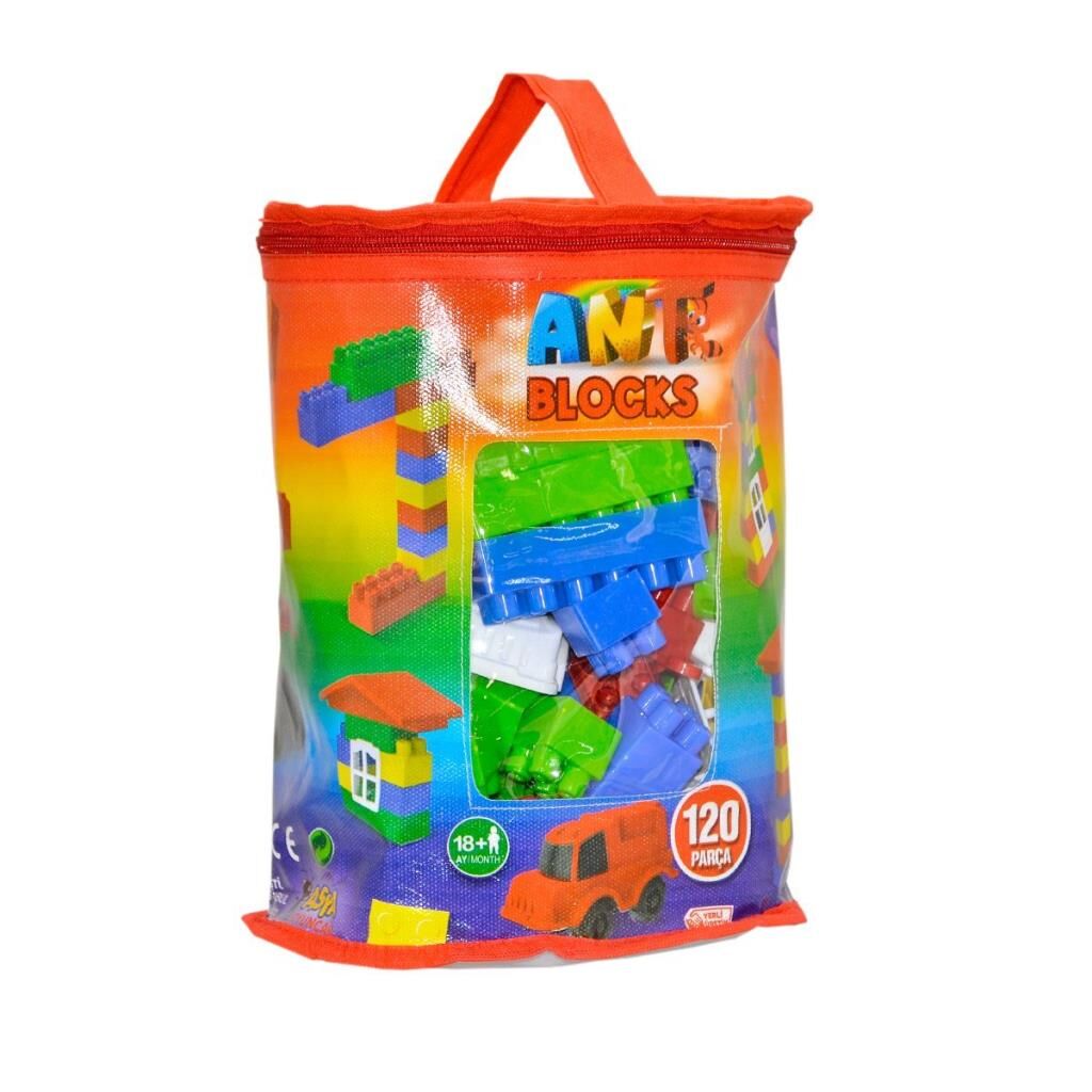 Nessiworld ANT121 Ant Blocks 120 Parça Çantalı Blok Seti