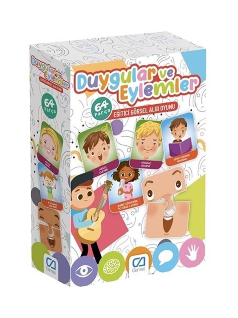 Nessiworld Games Duygular ve Eylemler Eğitici Görsel Algı Oyunu 64 Parça