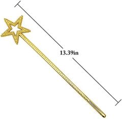 Nessiworld Altın Renk Yıldız Peri Asası Peri Değneği 34 cm 1 Adet