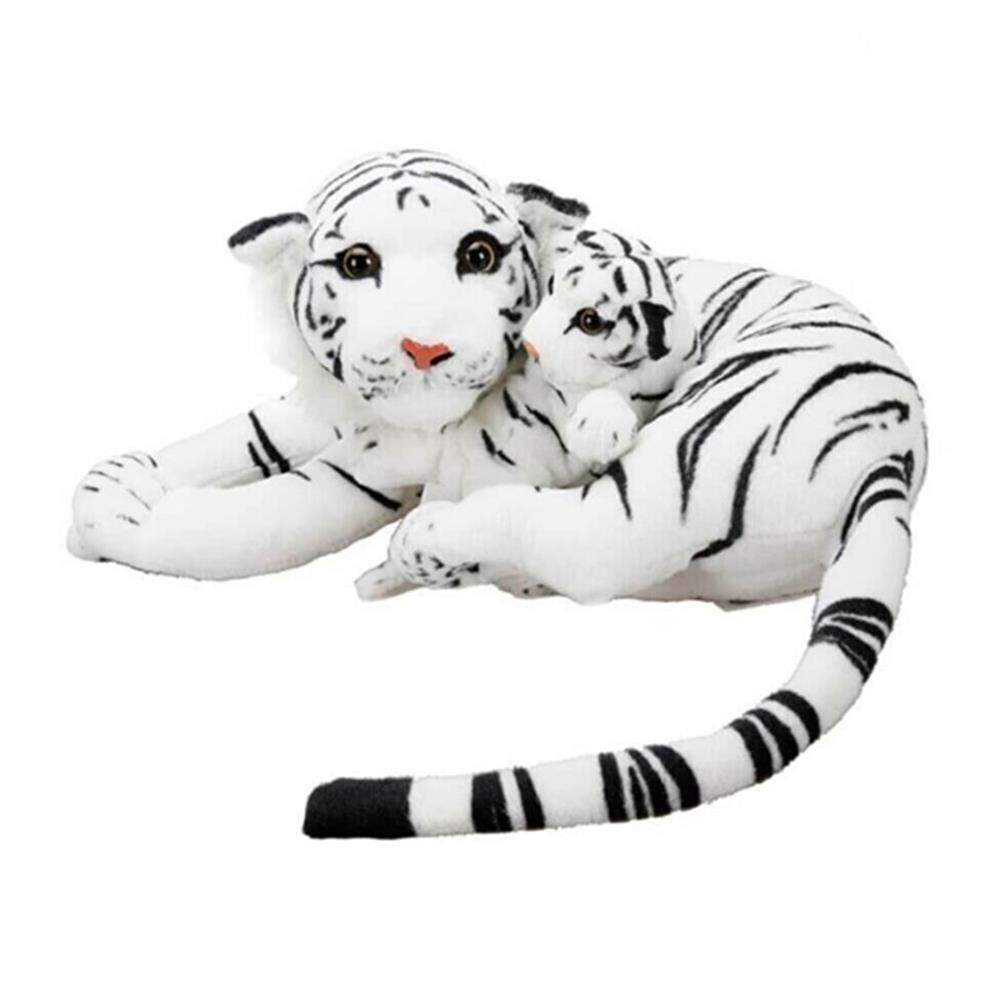 Nessiworld Peluş Kaplan Anne Ve Yavrusu Yan Yatan 60cm