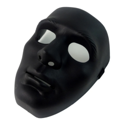 NessiWorld Siyah Renk Hip Hop Anonim Jabbawockeez Dans Maskesi 18x19 cm