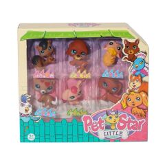 Nessiworld  KZL-3046A2 Pet Star 6'lı Miniş Seti -Kızılkaya Oyuncak