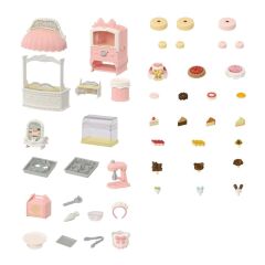 Nessiworld  5807 Sylvanian Families Kasaba Pasta Dükkanı Oyun Seti +3 yaş