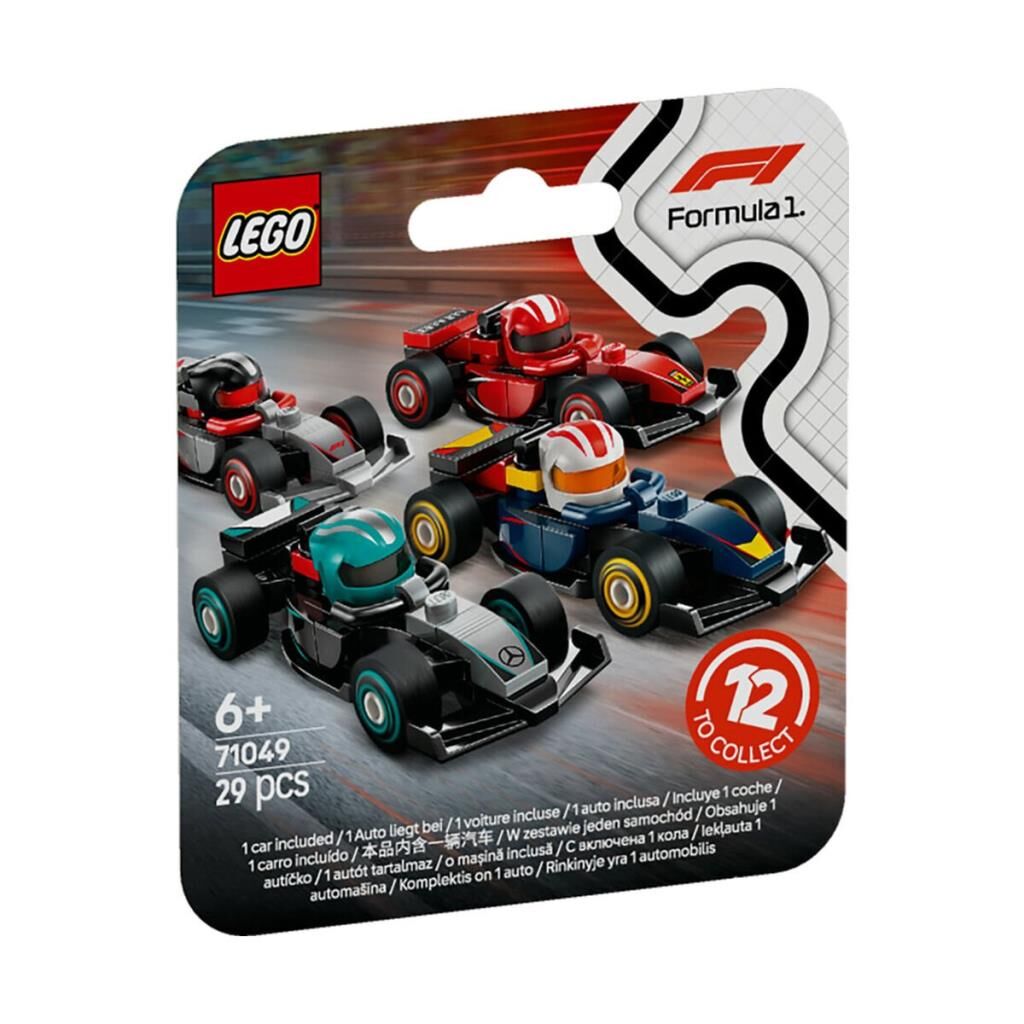 Nessiworld  71049 Lego Formula1 Sürpriz Paket Koleksiyonluk Yarış Arabası 29 parça +5 yaş