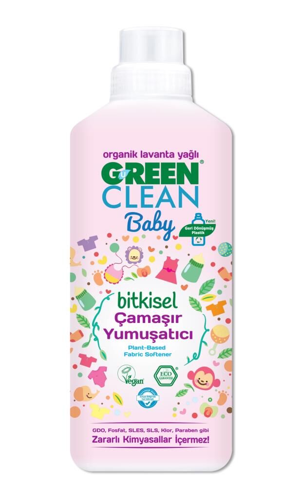 Nessiworld Green Clean Baby Bitkisel Çamaşır Yumuşatıcı 1000 ml