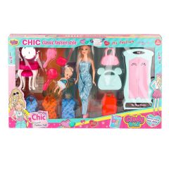 Nessiworld  02259 Cindy Doll Dolaplı Bebek Oyun Seti -Oydaş Oyuncak