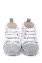 First Step Simli Yıldızlı Patik - Gümüş 12-16 Ay / No.19