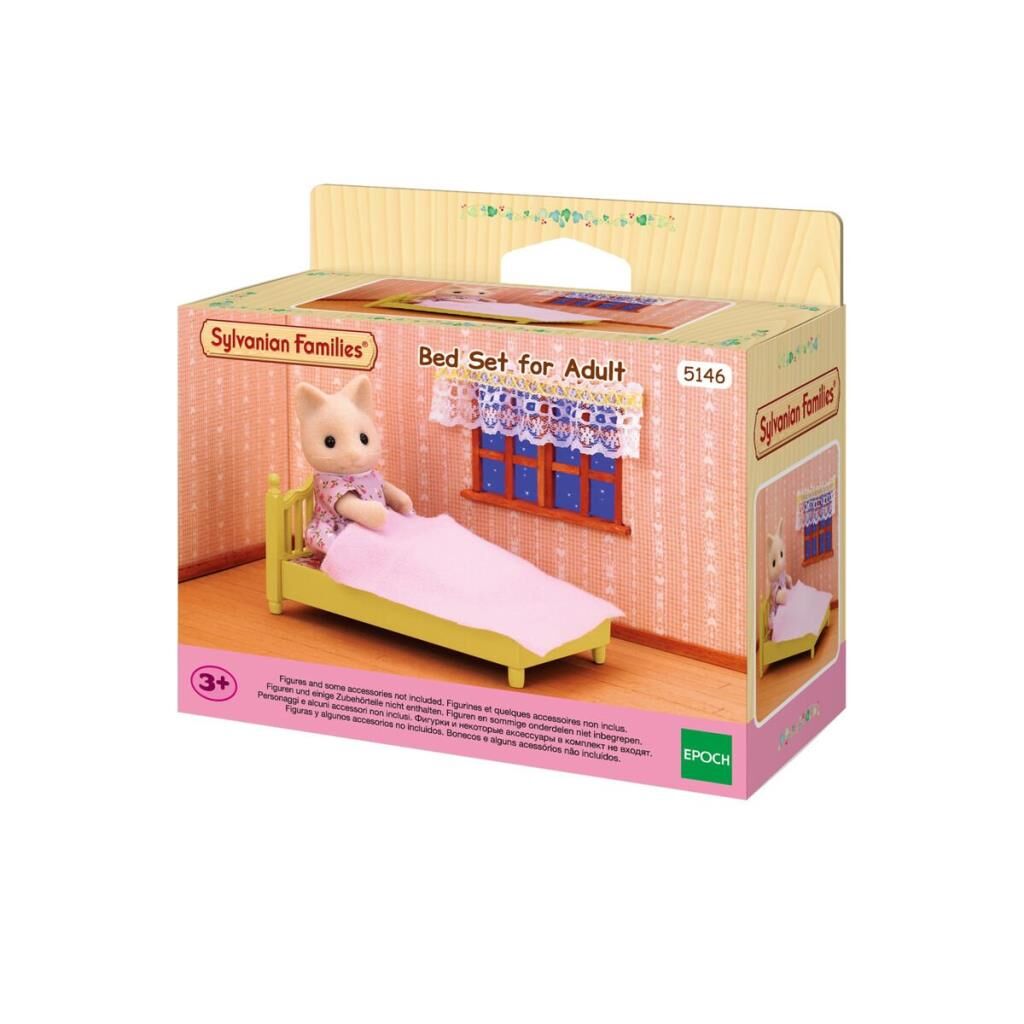 Nessiworld  5146 Sylvanian Families Yetişkin Karyola Seti (figürler dahil değildir) +3 yaş