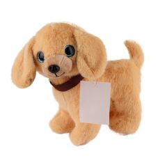 Nessiworld  KZL-2309033 Havlayan Peluş Köpek -Kızılkaya Oyuncak