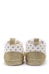 First Step Simli Yıldızlı Patik - Altın 8-12 Ay / No.18