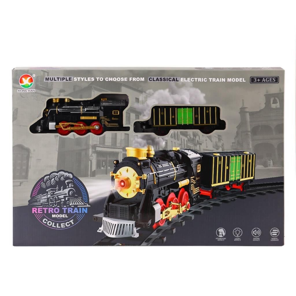 Nessiworld  699-69A Sesli Işıklı Şarjlı Dumanlı Tren Seti -Karsan Oyuncak