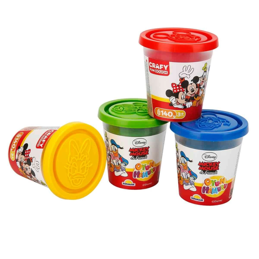 Nessiworld Mickey Mouse 4'lü Oyun Hamuru 560 gr