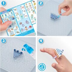 Nessiworld  35090 AquaBeads Dondurma ve Tatlı Aksesuar Kiti - 700 parça +4 yaş