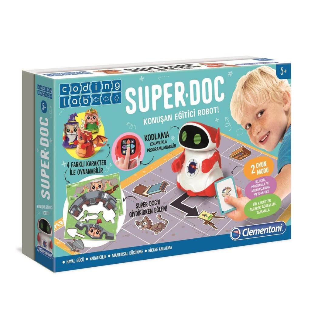 Nessiworld  64960 Super Doc - Eğitici Konuşan Robot / Kodlama-Coding Lab +5 yaş