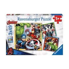Nessiworld  80403 Marvel Avengers 3x49 parça Ravensburger Puzzle