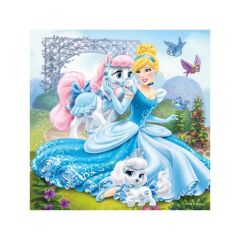 Nessiworld  93465 Palace Pets Belle, Cinderella, Rapunzel 3x49 parça Ravensburger Puzzle
