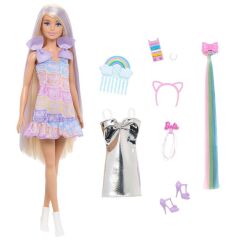Nessiworld  JCT72 Barbie Upuzun Muhteşem Saçlı Bebek - Saç Tasarım Oyun Seti