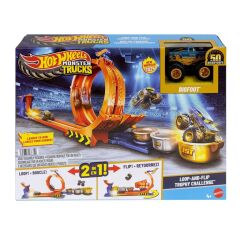 Nessiworld  JBX64 Hot Wheels Monster Trucks Döngü ve Takla Bigfoot Oyun Parkuru