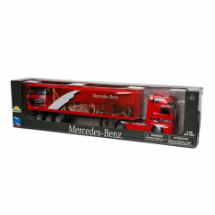Nessiworld 1/43 L. Haul EU Mercedes Benz Kırmızı Konteyner