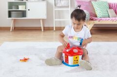 Dolu Sevimli Bultak Ev Kilitli Kapı